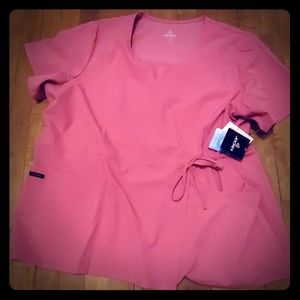 NWT Pink Jockey Scrub Top